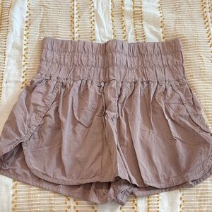 FP Movement by Free People High Waist Mauve Shorts